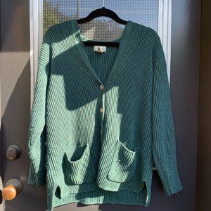 L.L.Bean Green Sweater